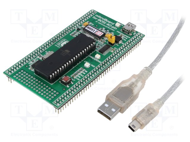 MIKROBOARD FOR 8051 40-PIN AT89S8253